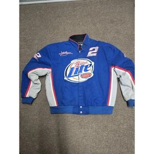 NASCAR Kurt Busch Miller Lite‎ #2  Racing jacket 2004 Championship Size XL